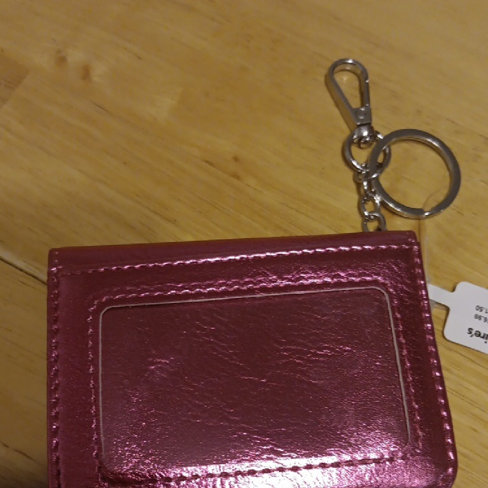 Claire's Pink and Silver Rhinestone Card Wallet NWT - Picture 6 of 6